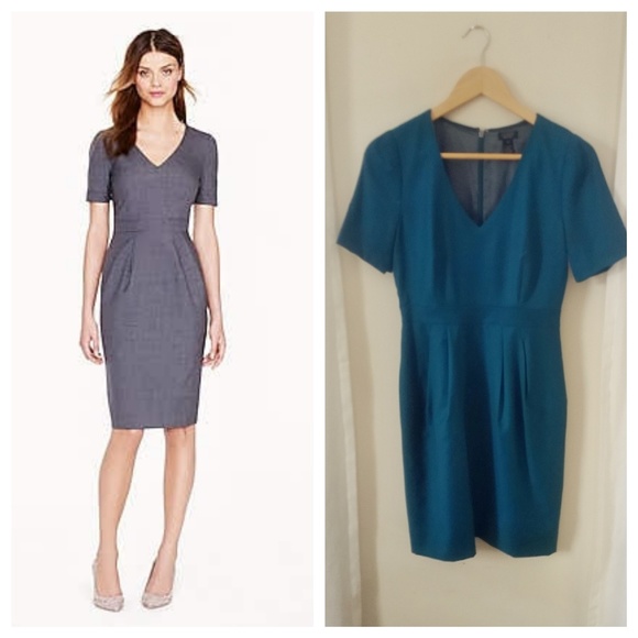 J. Crew Dresses & Skirts - J. Crew Memo dress in peacock blue-green